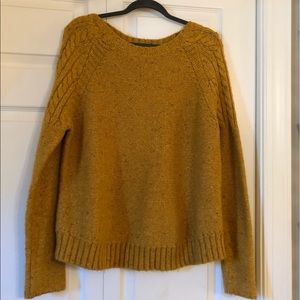 PrAna apia sweater, mustard yellow, new w/o tags